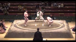 Aiyama vs Kotokino Day 8 Sumo Natsu Basho May 2014