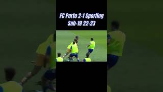 Golos do FC Porto no FC Porto 2-1 Sporting Sub-19 2022-23 #shorts  (Bruno Alves 82)