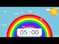 Rainbow Timer 5 Minute 🌈