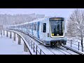 Trains in the Stockholm Metro | Winter 2024