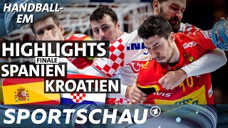 Highlights: Packendes Finale Spanien - Kroatien | Handball-EM | Sportschau