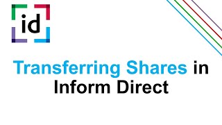 Transfer Shares in Inform Direct