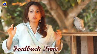Feedback Time || Bandhay Ek Dour Se || Hina Altaf || Ushna Shah