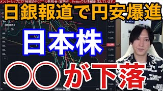 【2/6、日本株上昇まだ続く?】日銀総裁報道で日経平均乱高下。ドル円急騰で円安関連が上昇。商社株が強いが銀行株は怪しい動き。米国株、ナスダック上昇だが、中国株、コモディティー相場崩れる。