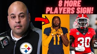 "WELCOME TO PITTSBURGH" Steelers SIGN 8 NEW Undrafted Free Agents to the Team! 2024 Intro Draft News