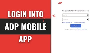 ADP Mobile Login 2025
