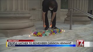 Vigil held for 5-year-old Cannon Hinnant, who was killed in Wilson