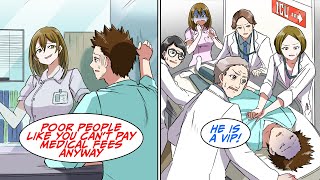 I went to the hospital but a girl refused me because I was poor [Manga Dub]