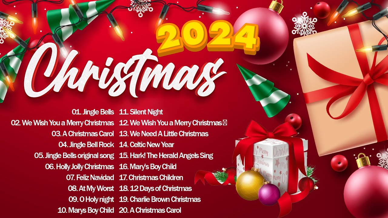 Top Christmas Songs Playlist 2024🎅🏼 Christmas Music 2024🎄 Merry ...