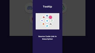 CSS Tooltip Menu | HTML CSS #css #html #tutorials