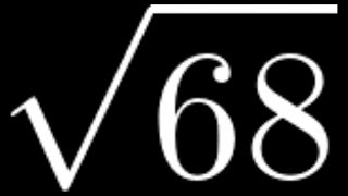 How to Compute the Square Root of 68: Sqrt(68)