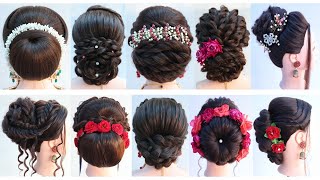 10 simple juda hairstyle for women | bun hairstyle for bridal | ladies hair style