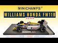 REVIEW Minichamps 1:18 Resin Williams Honda FW11b F1 modelcar, Nigel Mansell winner British GP 1987