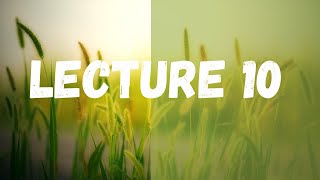 User Operating System Interface (Lecture 10).