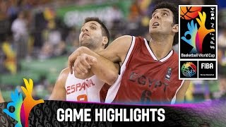 Spain v Egypt - Game Highlights - Group A - 2014 FIBA Basketball World Cup