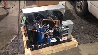 Change out a condensing unit and convert to R404A