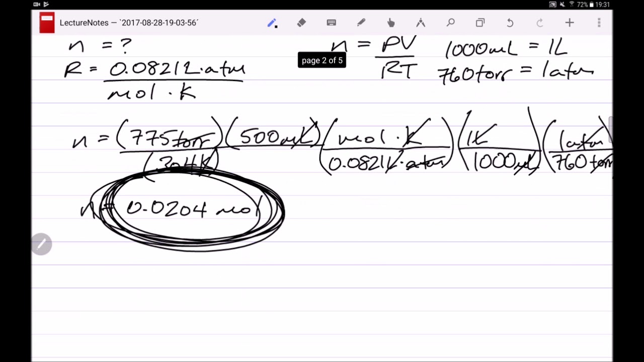 Ideal Gas Equation - YouTube