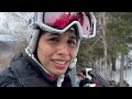 vermont skiing kicked my 🍑... our vt ski travel vlog