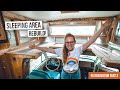 Vintage RV Renovation - Completely Rebuilding Overhead Cab Sleeping Area 😴 (Ep. 2)