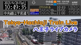 ●2022/5/22　上野行き四季島通過 (14時59分頃)　|　八王子ライブカメラ