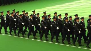 平成29年 岡山県警察年頭視閲式(岡山ドーム)にて開催   Okayama Prefecture Police new year's 視閲 (Okayama Dome) at the ceremony