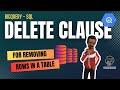 How to use DELETE statement in SQL | BigQuery