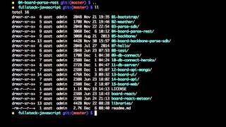 Fullstack JavaScript: Message Board front-end: jQuery and Parse.com REST API (04-board-parse-rest)