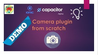 Ionic Capacitor -camera plugin demo