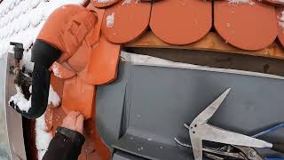 Veluxfenster nachträglich in Biberschwanzdach einbauen.  Teil 2
