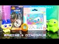 Tamagotchi marine change card + Jurassic world Dinosaur nano unboxing & review　たまごっち　恐竜 マリン