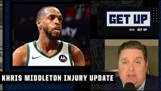 Brian Windhorst’s update on Khris Middleton’s injury | Get Up