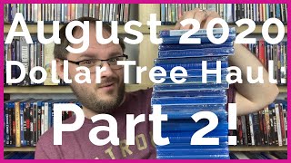 August 2020 Dollar Tree Blu-ray & DVD Haul: Part 2 | 37 more movies...YIKES!