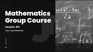 JT Selective Tutoring Mathematics - Group Session #0