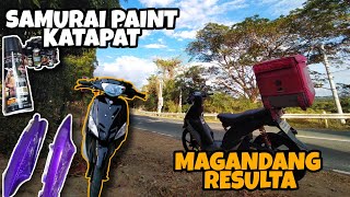 MIO 1 FAIRINGS REPAINT (STEP BY STEP) HOW TO REPAINT MIO FAIRINGS | SAMURAI PAINT