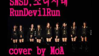 SNSD (Girls' Generation 소녀시대 少女時代) - Run Devil Run  *cover by MoA*