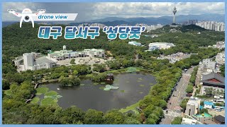 [드론뷰]  하늘에서 본 대구 달서구 '성당못'| 영남일보