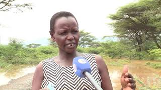 Lake Baringo breaks its banks causing floods