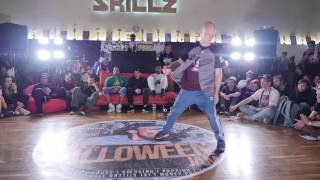 SKILLZ Halloween Jam 2016   breaking open eight finals    Laurynas vs Fresh Force