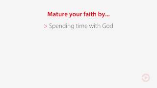 YOUTH - Maturing Faith (1 Timothy 4:12)