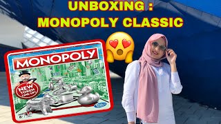 UNBOXING : MONOPOLY CLASSIC GAME BOARD BY HASBRO GAMING