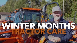 Winter Months Tractor Care ~ What to Add to Your Winter Maintenance Checklist