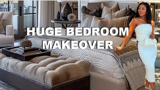SMALL LUXURY BEDROOM DECORATING IDEA | DECORATE THIS DREAMY BEDROOM WITH ME START TILL FINISH.