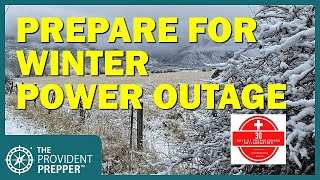 How to Prepare for a Winter Power Outage #30DAYSOFPREPAREDNESS2024