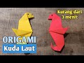 ORIGAMI KUDA LAUT/SEA HORSES || Cara Membuat Origami Kuda Laut || How to Make Origami Sea Horses