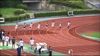 2012西日本学生陸上 200準決勝3組