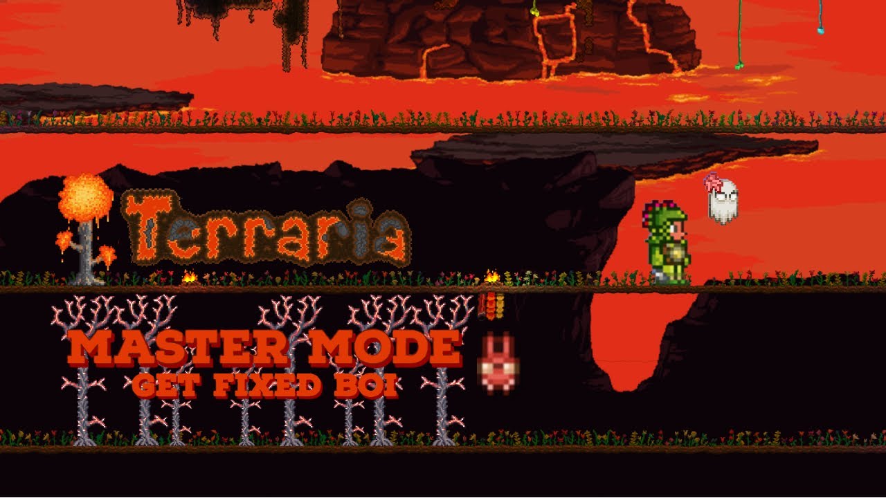 Terraria "getfixedboi" Seed MASTER MODE - YouTube