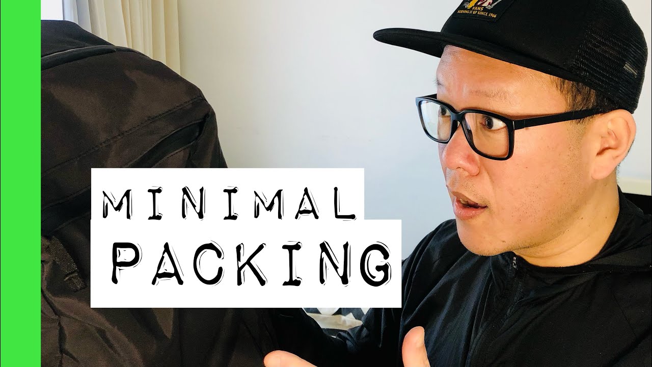 Minimal Packing – How I Pack Minimally For Travel - YouTube