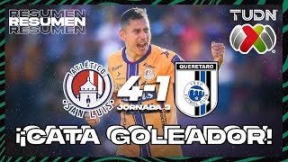 Resumen y goles | Atl San Luis 4-1 Querétaro | AP2023-J3 | Liga Mx | TUDN