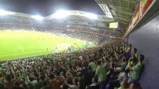 Maccabi Haifa F.C.: First Game In History at The New Stadium - Ultras Green Apes!