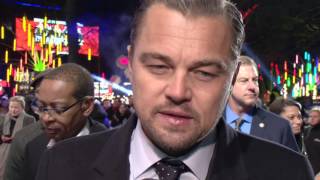 The Revenant: Leonardo DiCaprio London Red Carpet Movie Interview | ScreenSlam